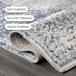 Ковер nuLOOM, 239 x 331 см, Jayla Barbed Iris Medallion, Blue - фото 4