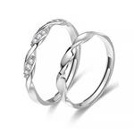 VANA Унисекс кольцо из сплава серебристо-белое - фото 5