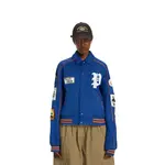 Бомбер унисекс Palace с заплатками, синий - фото 5