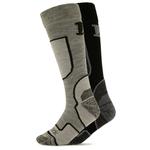 Лыжные носки Heber Peak CedarHe. Ski Socks 2-Pack, цвет Black/Grey, Light Grey/Black - фото