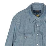 Детская поло Ralph Lauren, индиго - фото 5