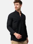 Рубашка с длинным рукавом-кепнер Indicode, черный - фото 3