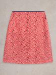 Обратимая юбка Nell длины миди трапеция White Stuff, Coral/Multi - фото 5