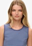 Топ Superdry & Co ATHLETIC ESSENTIALS STRIPE TANK , Mariner Navy Tidal Blue Stripe/Blue - фото 5