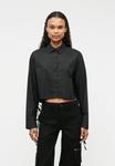 Блуза Karl Lagerfeld Jeans Button-down blouse, Washed Black/Black Denim - фото