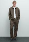 Куртка Massimo Dutti TOTAL LOOK TWO-WAY ZIP, Khaki - фото 2