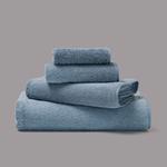 Банное полотенце Frette однотонное 70x140, голубой - фото 3