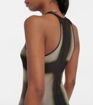 Прозрачное платье миди с принтом Rick Owens, Black Plaid - фото 6