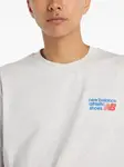 Футболка с вышитым логотипом New Balance, серый - фото 5