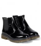 Челси ботинки Sid Jodzip из лаковой кожи Pom d'Api, Vernis Noir - фото