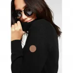 Свитер-водолазка KangaROOS классической формы, черный - фото 3