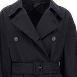 Тренч Max Mara Ebrien MaxMara Studio, синий - фото 4