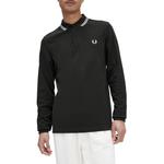 Длинный рукав Поло FRED PERRY, черный - фото 4