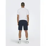 Шорты Only & Sons Leo Linen Mix 0048, синий - фото 2