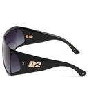 Солнцезащитные очки мужские Dsquared2 с логотипом бренда, черный - фото 4