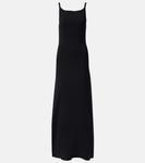 Макси-платье без рукавов Joseph, черный - фото