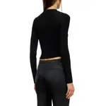 Футболка M Valari Oval D рифленая вязаная DIESEL, черный - фото 4