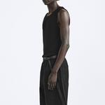 Майка мужская черный Zara, черный - фото 4