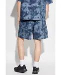 Шорты с цветочным узором Maison Kitsunã, синий - фото 4