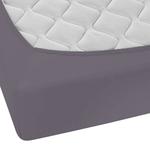 Простыня из тонкого трикотажа 0077144 Biberna, серый - фото 4