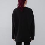 Толстовка женская черная Adidas - фото 4