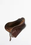 Косметичка Massimo Dutti, Dark Brown - фото 3