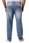 Зауженные джинсы Men Plus, Blue Denim - фото 4