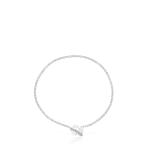 Браслет-цепочка Tous I-bear Bear, серебро - фото