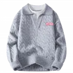 Hello Kitty Hello Kitty SS25 свитер Unisex Sanrio, темно-серый - фото 3