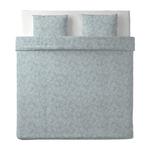 Комплект постельного белья Ikea Tradkrassula, белый/синий - фото 3