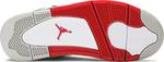 Кроссовки Air Jordan 4 Retro OG GS Fire Red 2020, белый - фото 4