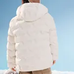 Детская пуховая куртка PUMA, Ecru 10301 - фото 2