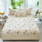 Fuanna Простыня 180х200 см из 100% хлопка, модель Clockwork Rabbit, 2 наволочки - фото 3