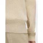 Свитер Selected Dane full zip, бежевый - фото 5