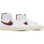 Кроссовки Nike Wmns Blazer Mid, бело-бордовый - фото 5