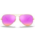 Поляризованные солнцезащитные очки, rb3025 aviator mirror Ray-Ban, мульти - фото 2