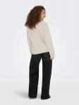 Свитер ONLY ONLWHITNEY, кремовый - фото 4