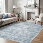 Ковер Soalmost Washable для гостиной, 275х183 см, синий - фото 2