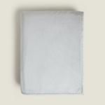 Одеяло Zara Home Plain Fleece, серый - фото 3