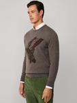 Свитер Hackett London INTARSIA DUCK, Chocolate - фото 7