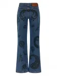 Джинсы с принтом пейсли ETRO, синий - фото 2