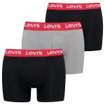 Боксеры 3 шт Levi's Repeat Logo Brief, черный - фото