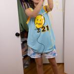 Баскетбольная майка Balloon Series унисекс синяя Drew House, синий - фото 8