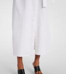 Платье-рубашка из габардина Ареццо Max Mara, Bianco - фото 6