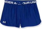 Шорты Under Armour Girls Play Up Solid Shorts, (456) Bauhaus Blue/White - фото