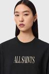 Футболка AllSaints Cora Etta Oversized, черный - фото 5