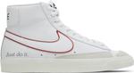 Кроссовки Nike Blazer Mid '77 'Just Do It', белый - фото 2