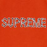Футболка Supreme Bones Short-Sleeve Top 'Orange', оранжевый - фото 4