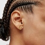 Серьги Tous Bickie Star, золото/серебро - фото 4