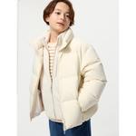 Детский пуховик Uniqlo, 01 белый - фото
